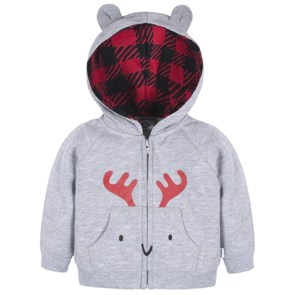 Gerber - Baby Moose Hoodie, T-Shirt + Pant Set - Image 2