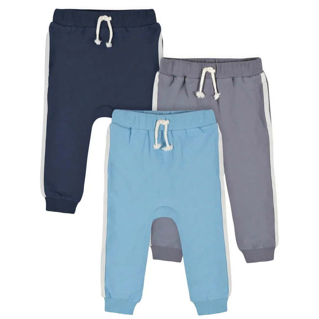 Gerber - Baby Terry Jogger Pants - 3 Pack - Image 3