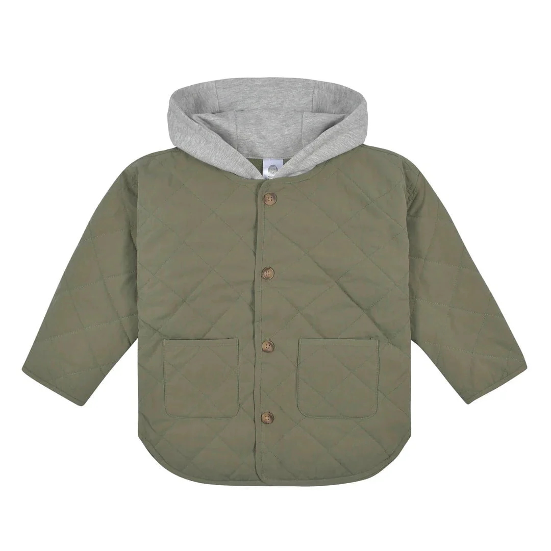 Gerber - Fleece-Lined Quilted Hooded Jacket - Toddler - Image 8
