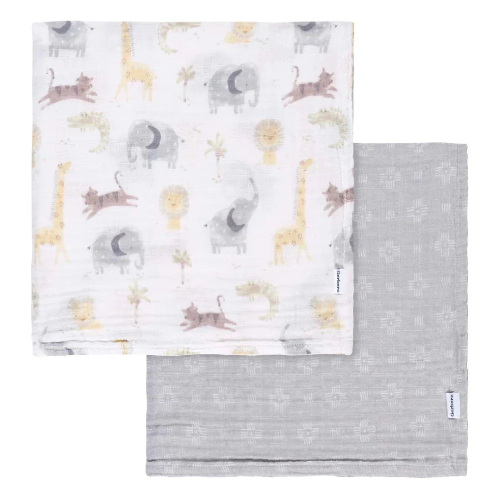 Gerber - Muslin Swaddle Blanket 2PK - Image 10