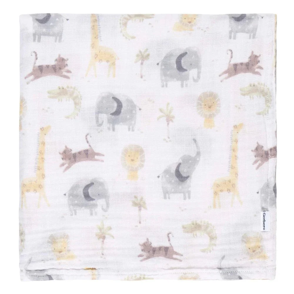 Gerber - Muslin Swaddle Blanket 2PK - Image 11
