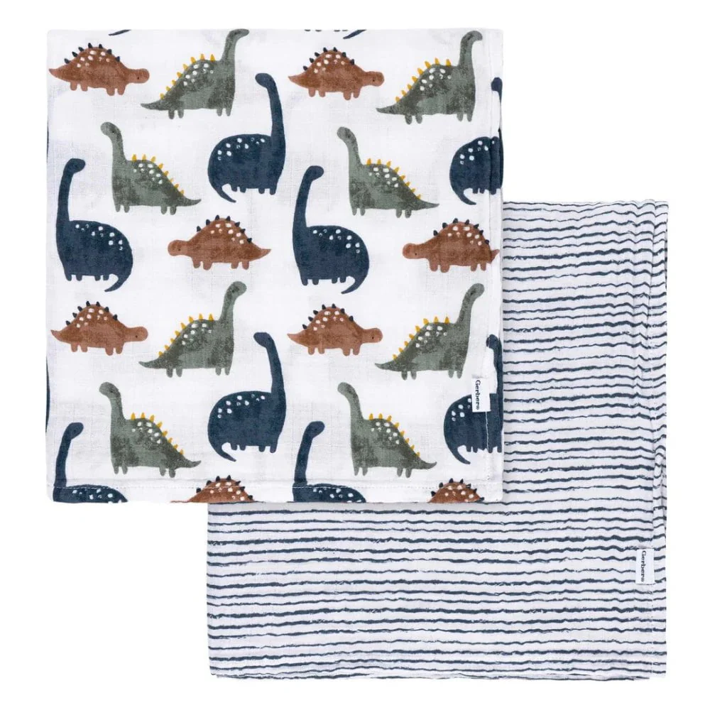 Gerber - Muslin Swaddle Blanket 2PK - Image 7