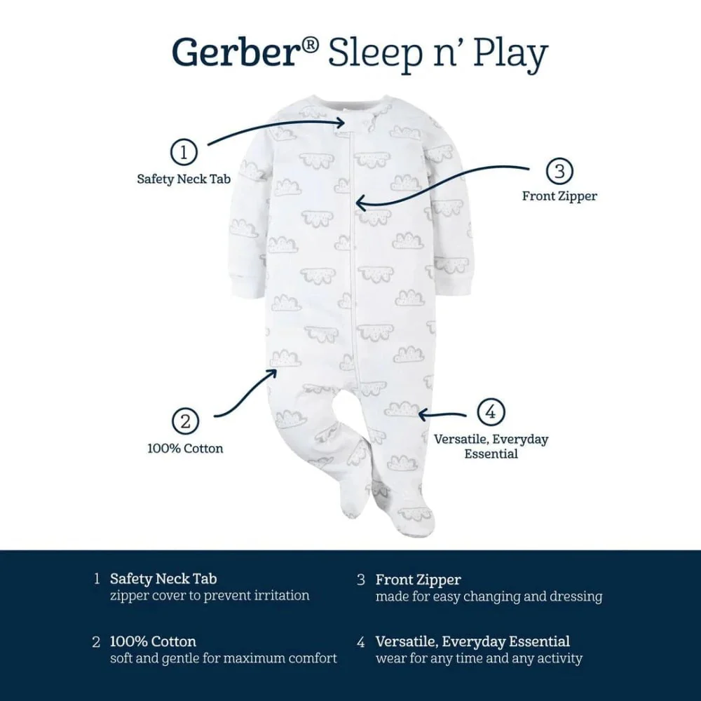 Gerber - Sleep 'N Play Footies - 4PK - Image 6