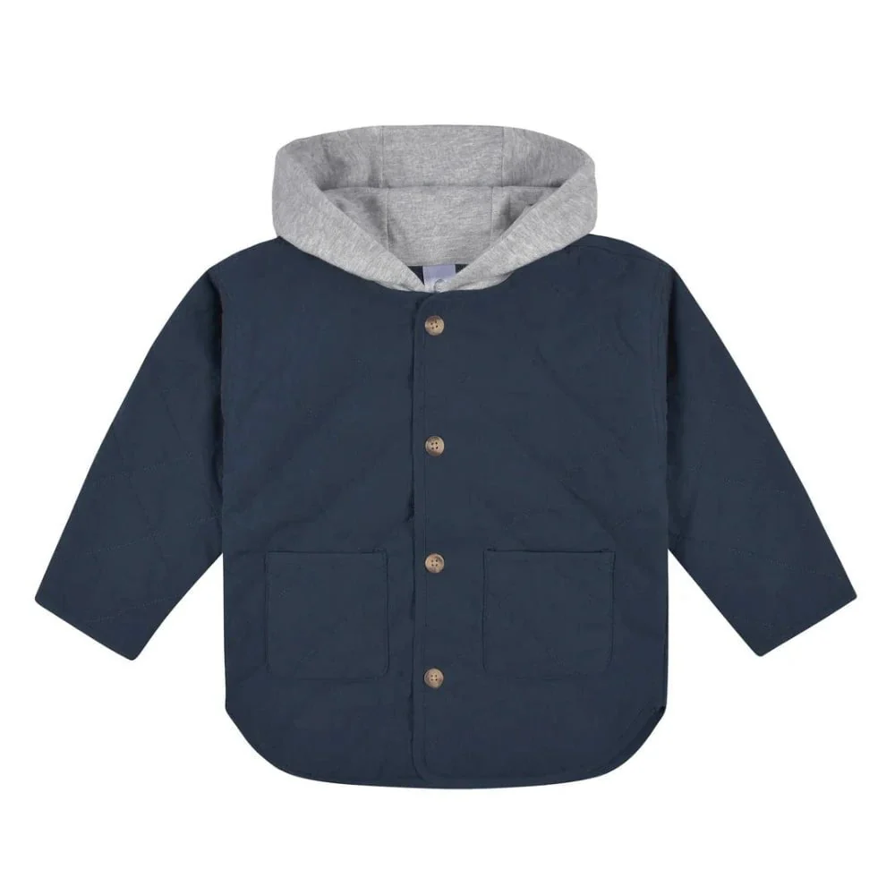 Gerber - Fleece-Lined Quilted Hooded Jacket - Baby