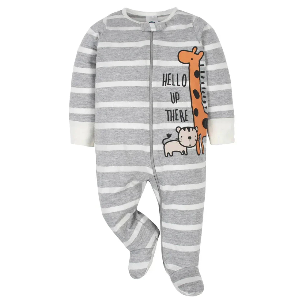 Gerber - Sleep 'N Play Footies with Cuffs - 4PK - Image 2