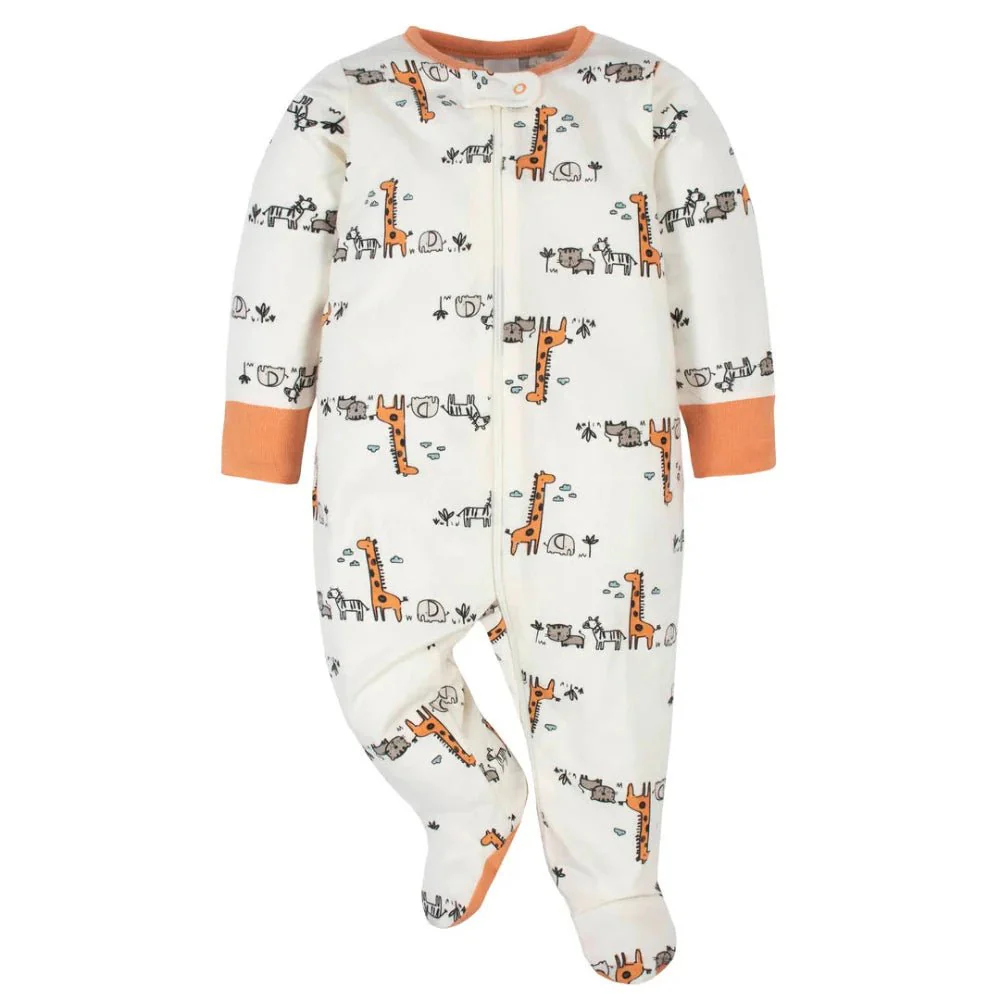 Gerber - Sleep 'N Play Footies with Cuffs - 4PK - Image 3
