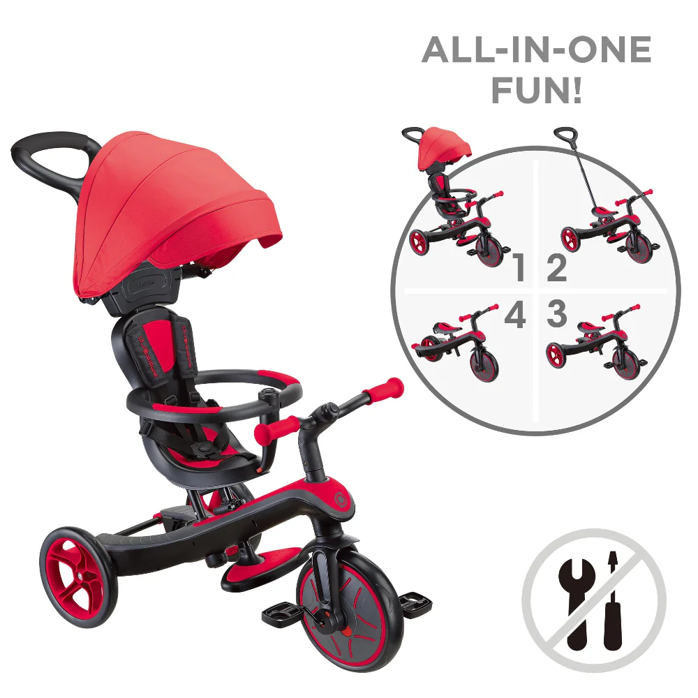 Globber - Trike Explorer 4-in-1 w/ Shade Canopy - Image 4