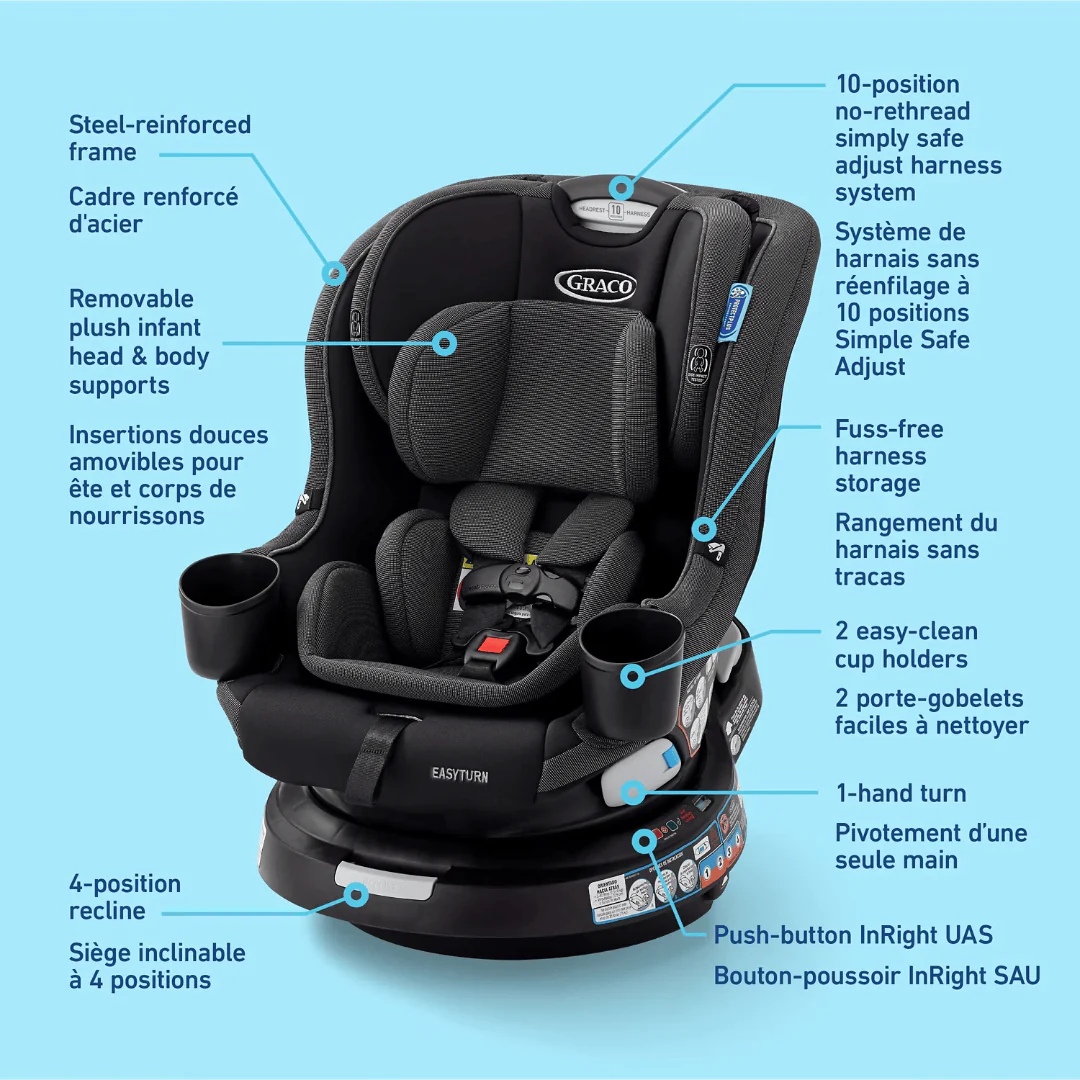 Graco - EasyTurn 360 2-in-1 Convertible Car Seat - Image 7