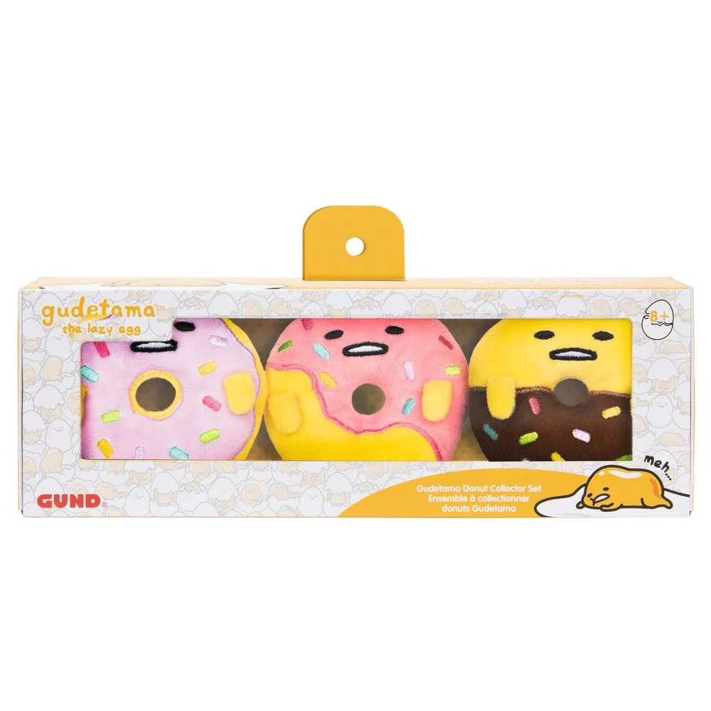 GUND - Gudetama - Donut Collector Set of 3 - 4.5" Plush Toy - Image 2