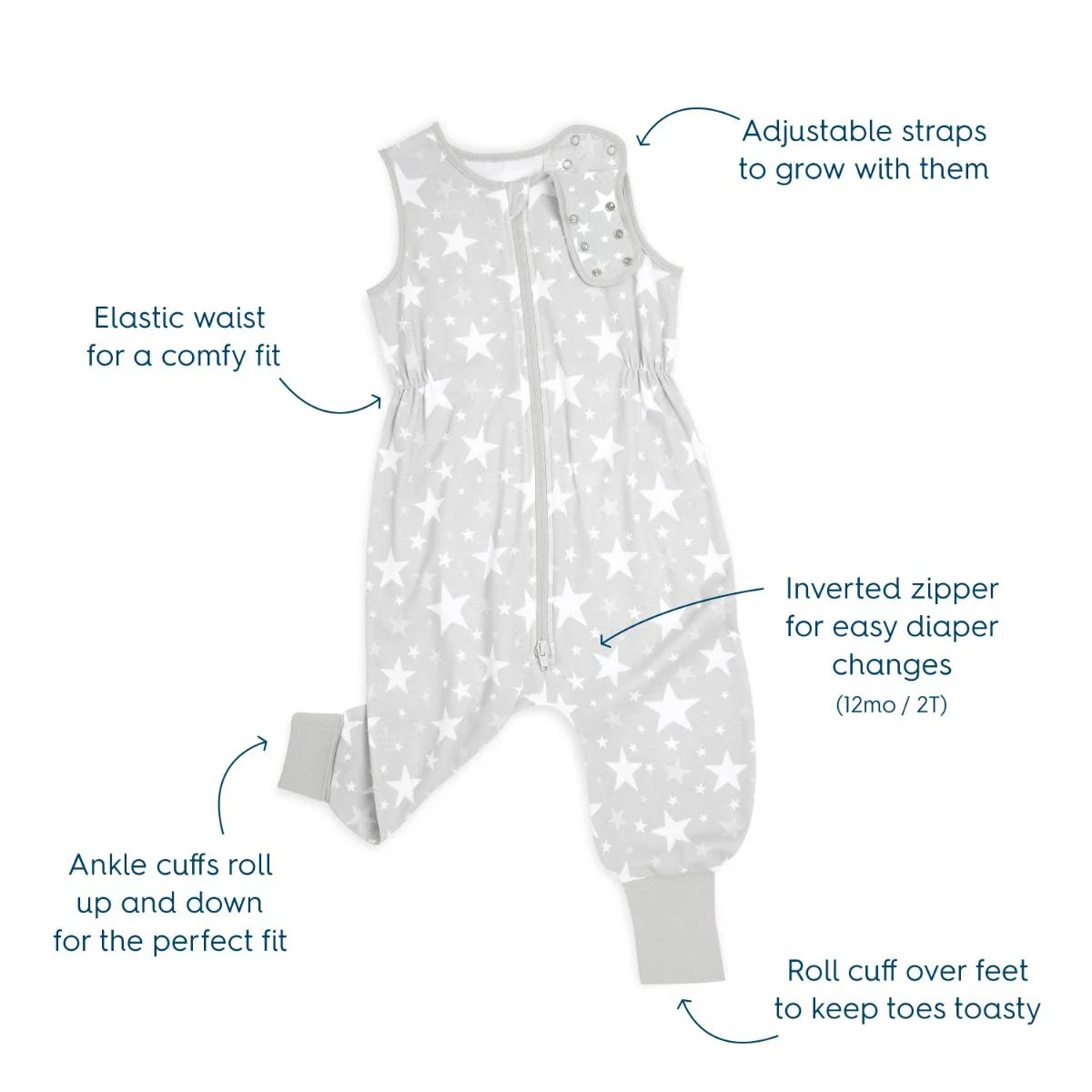 Halo - Sleepsack Wearable Blanket - Toddler (0.5 TOG) - Image 2
