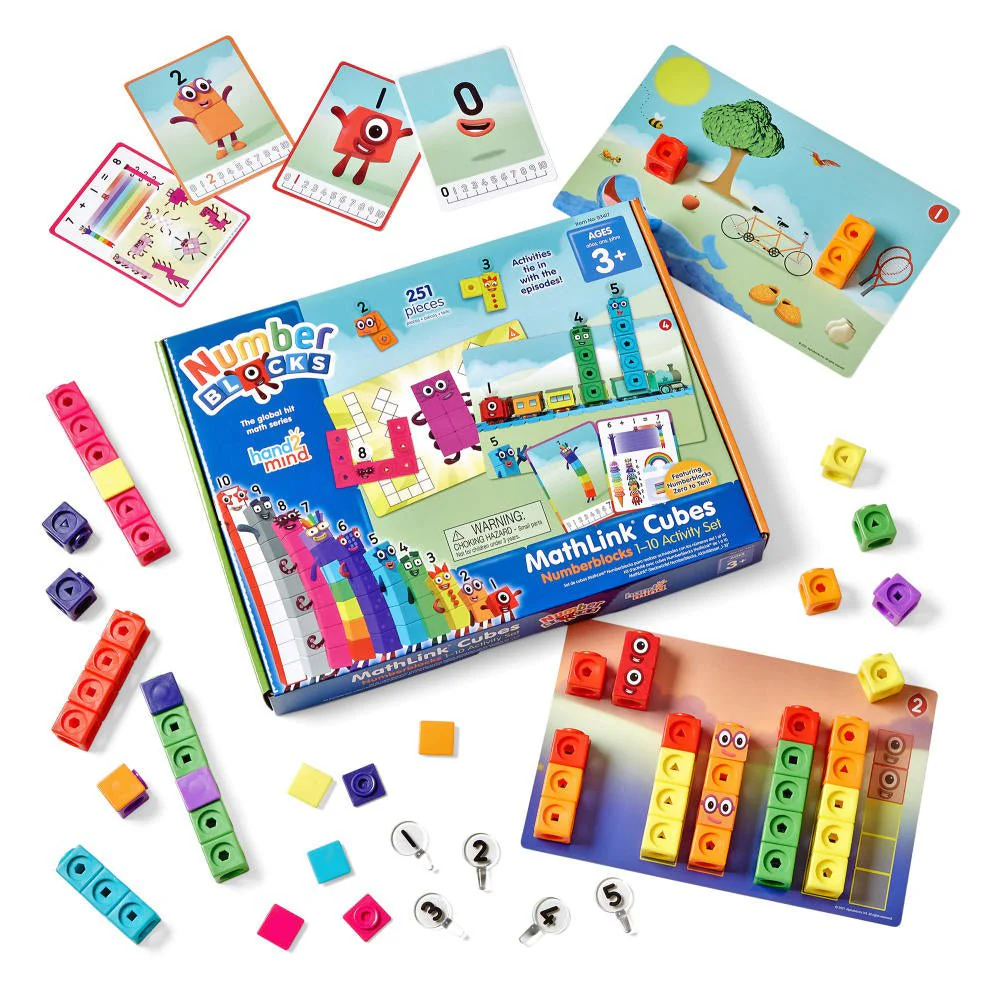 Hand2Mind - Numberblocks - Mathlink Cubes 1-10 Activity Set - Image 3