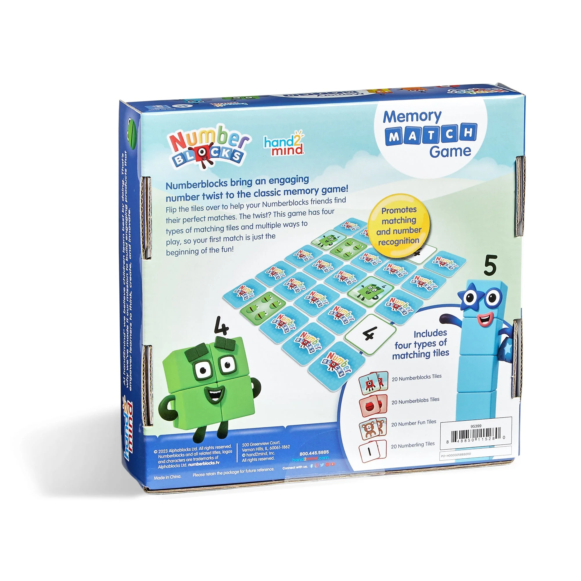 Hand2Mind - Numberblocks - Memory Match Game - Image 2