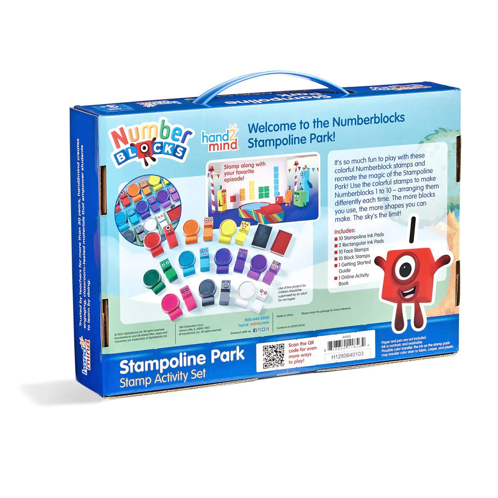 Hand2Mind - Numberblocks Stampoline Park Activity Set - Image 2