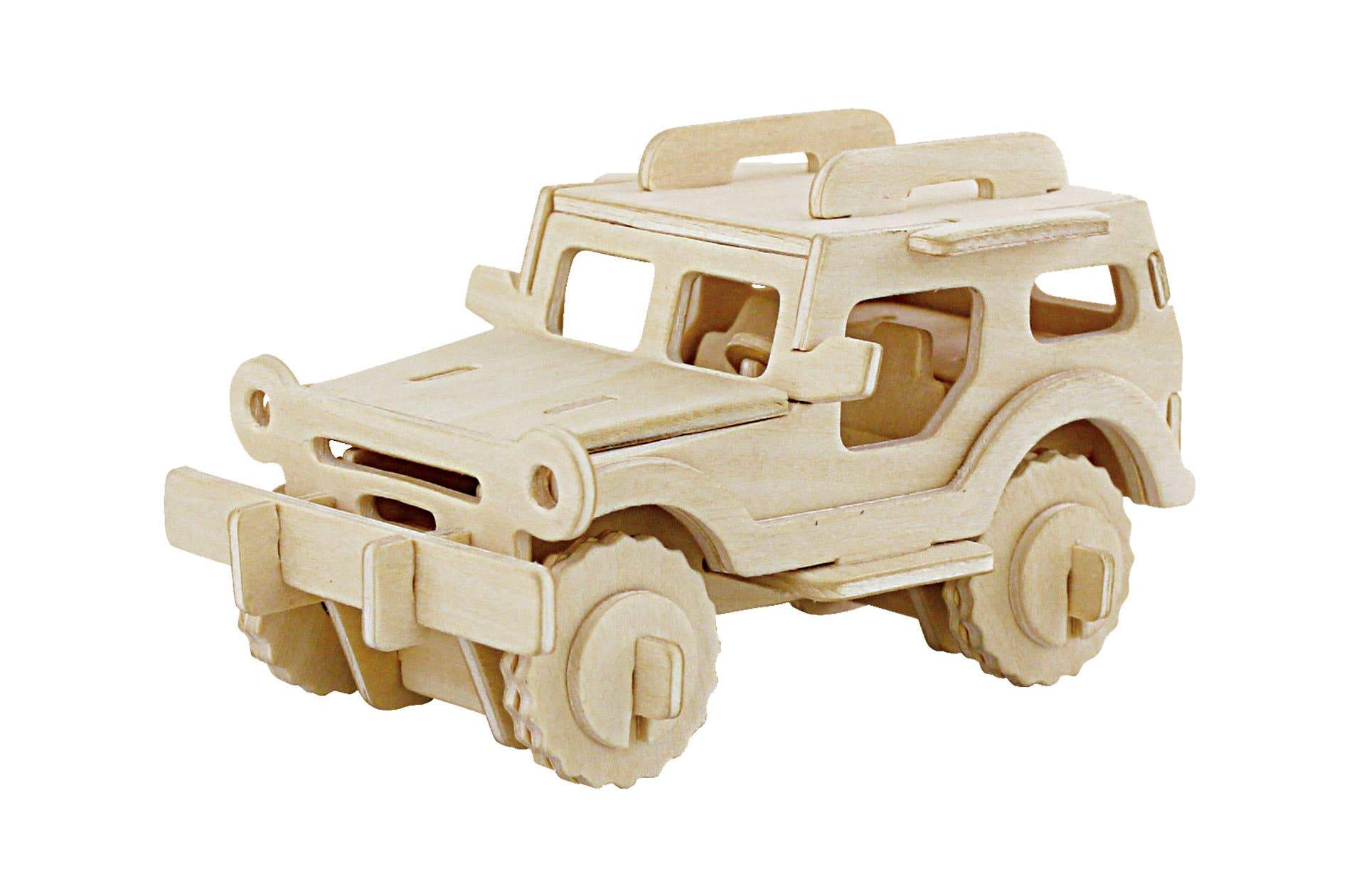 Hands Craft - 3D Wooden Military Vehicles Puzzle Set (6 pack) - Image 5