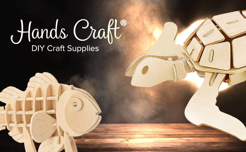 Hands Craft - 3D Wooden Sea Animal Puzzle Set (6 pack) - Image 7