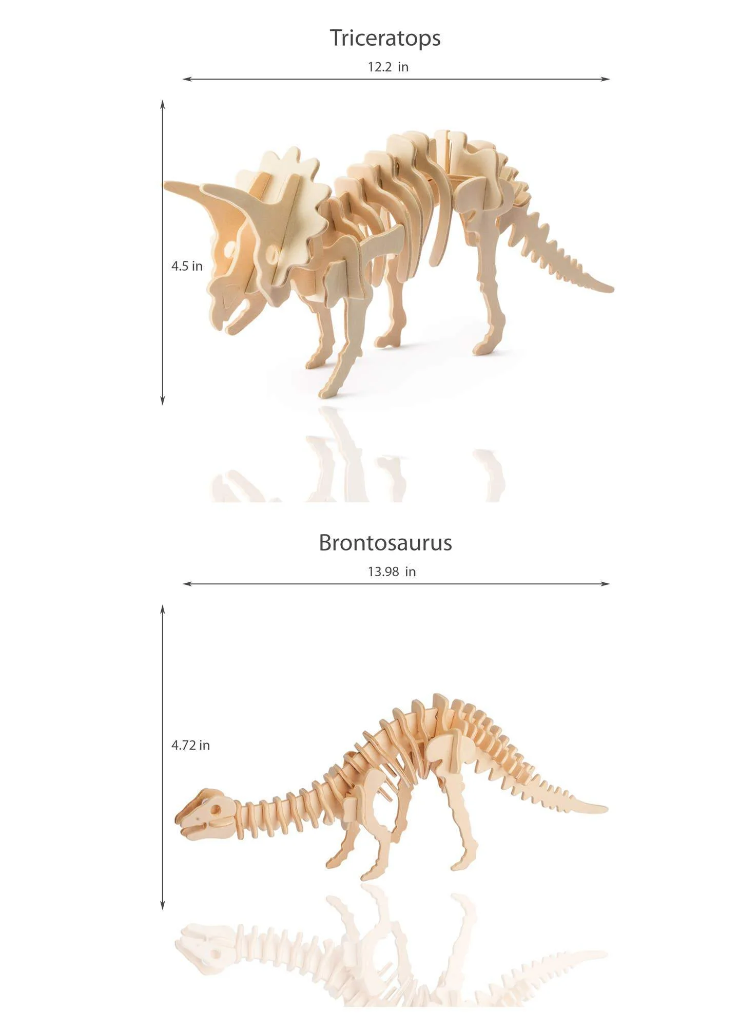 Hands Craft - 3D Wooden Dinosaur Puzzle Set (6 pack) - Image 6