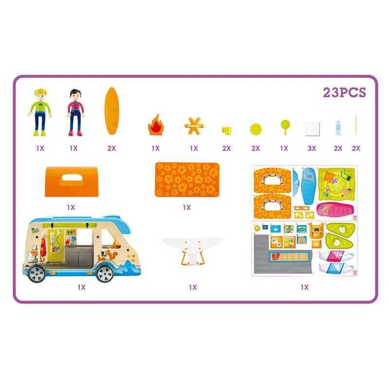 Hape - Adventure Van Toy - Image 4