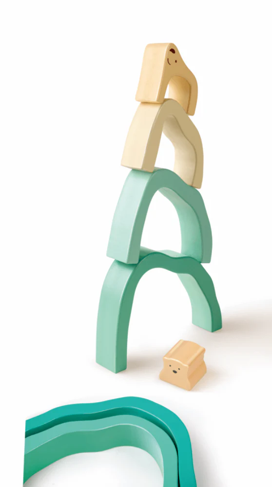 Hape - Arctic Polar Bear Stacking Blocks - Image 6