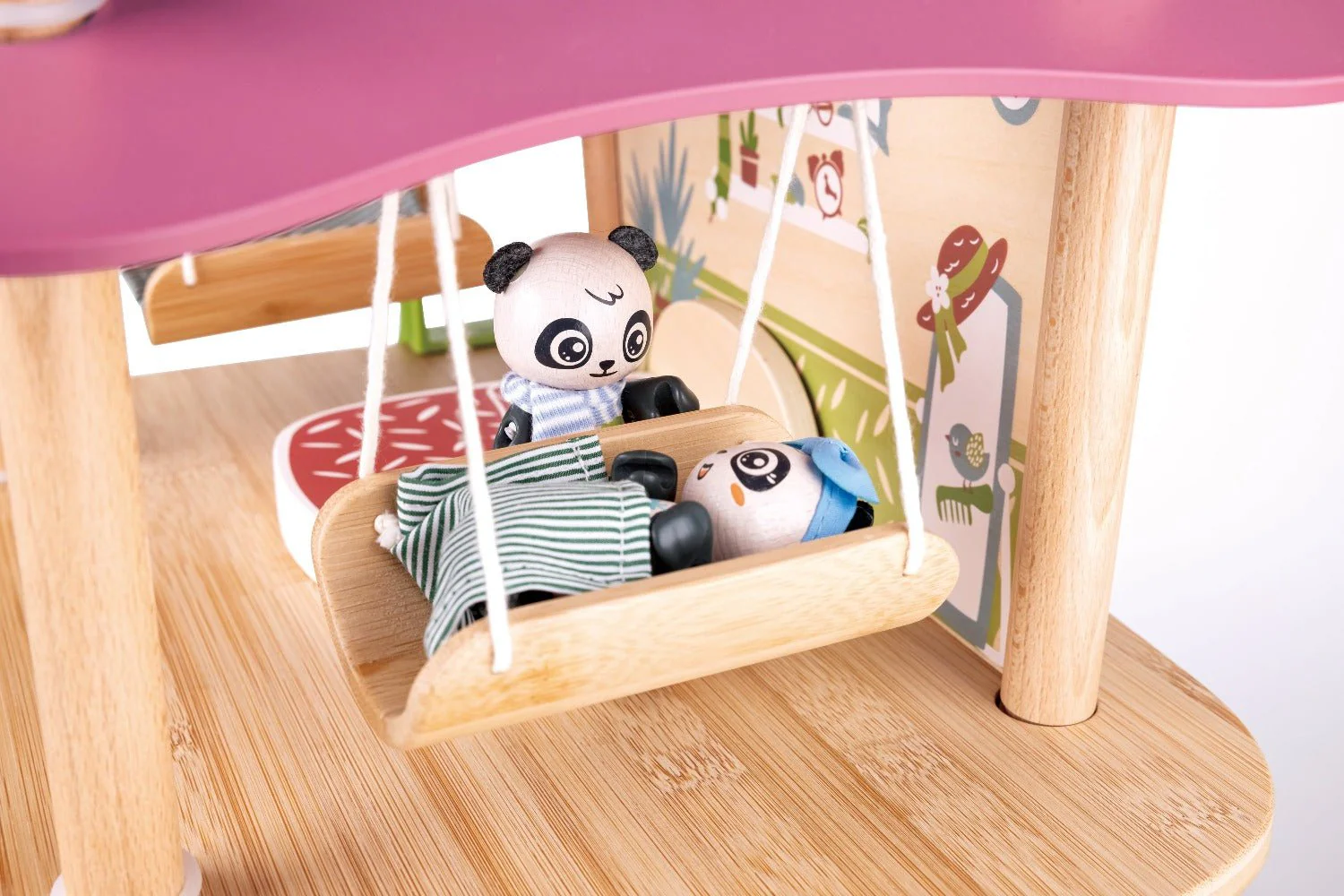 Hape - Bamboo House - Pandas - Image 4
