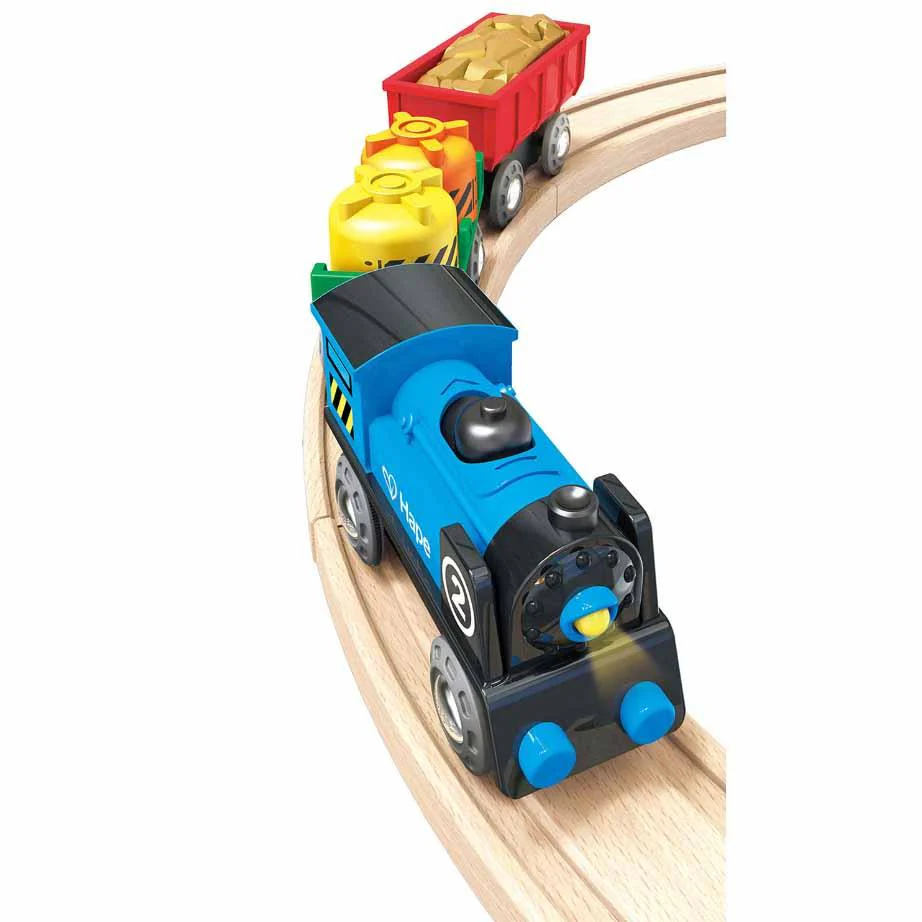 Hape - Battery Powered Rolling-Stock Set - Image 5