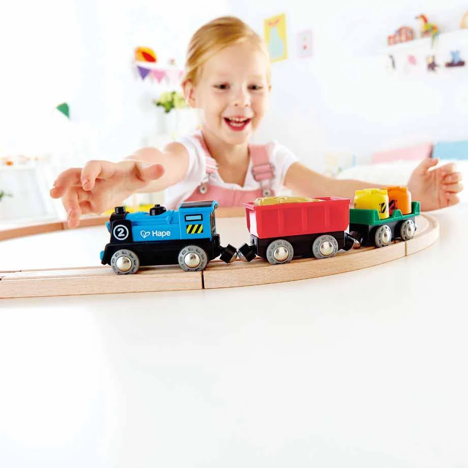 Hape - Battery Powered Rolling-Stock Set - Image 6