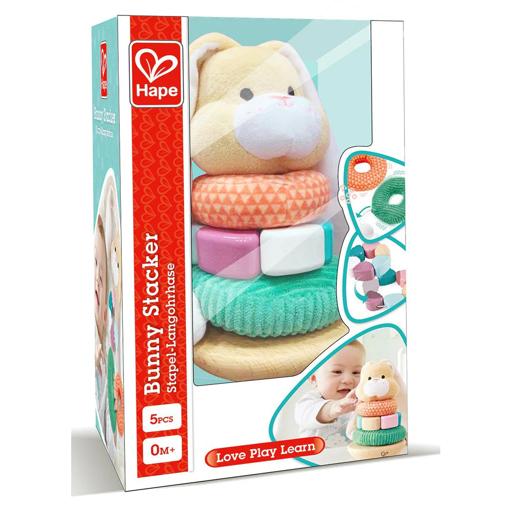 Hape - Bunny Stacker - Image 3