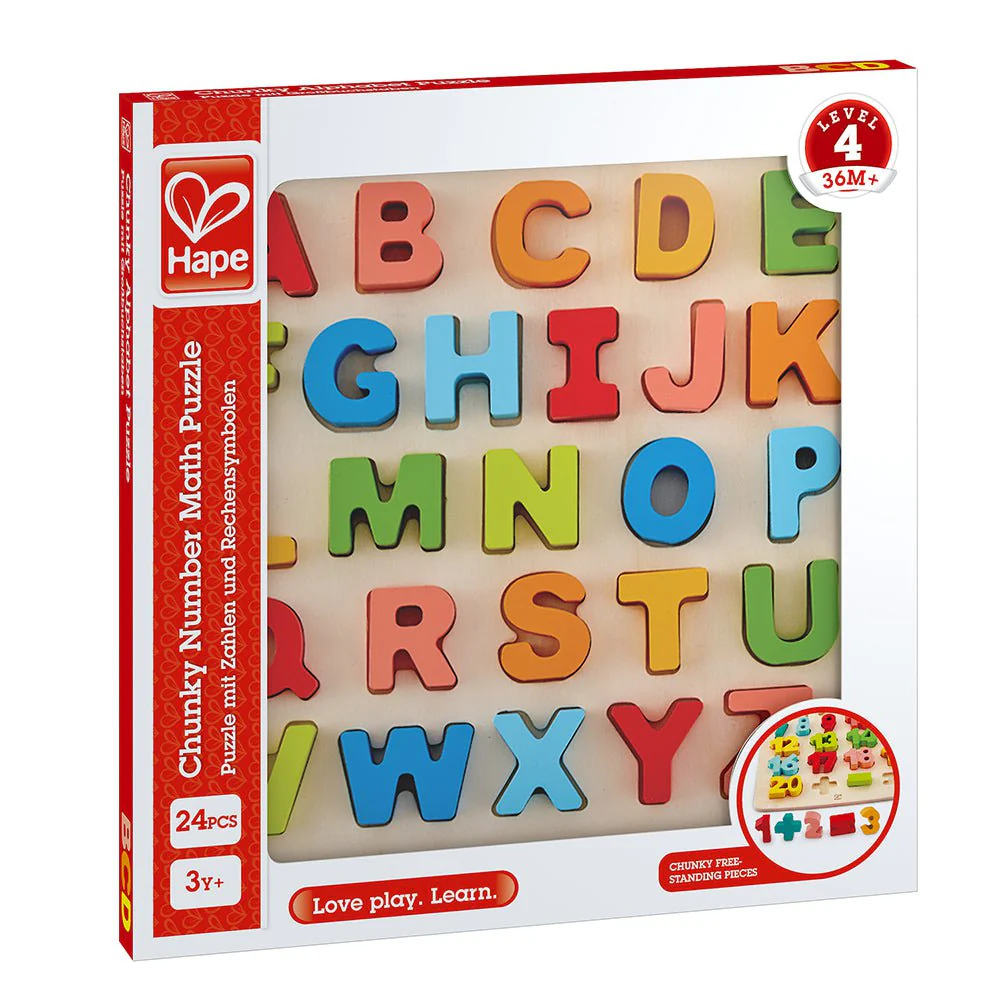 Hape - Chunky Alphabet Puzzle - Image 2