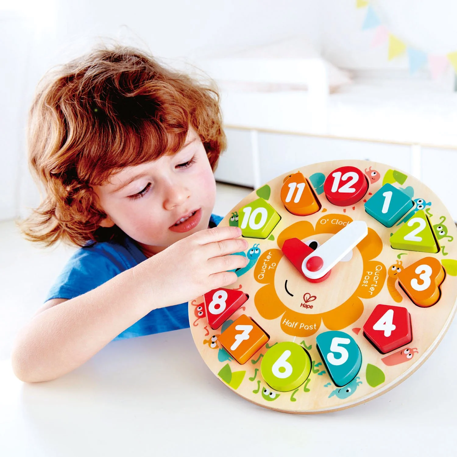 Hape - Chunky Clock Puzzle - Image 2