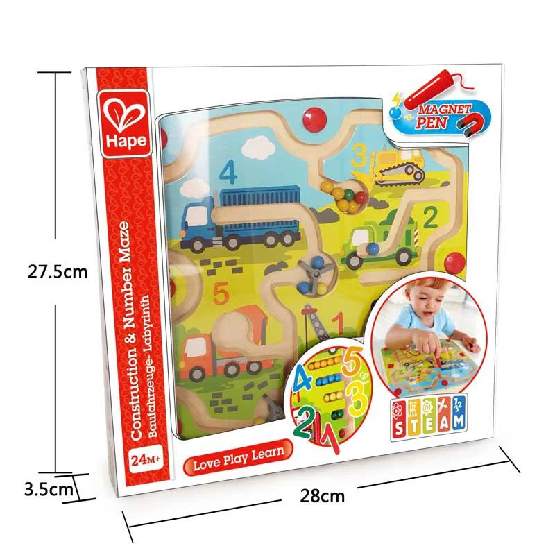Hape - Construction & Number Maze - Image 5
