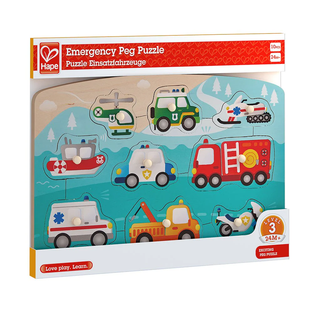 Hape - Emergency Peg Puzzle - Image 2