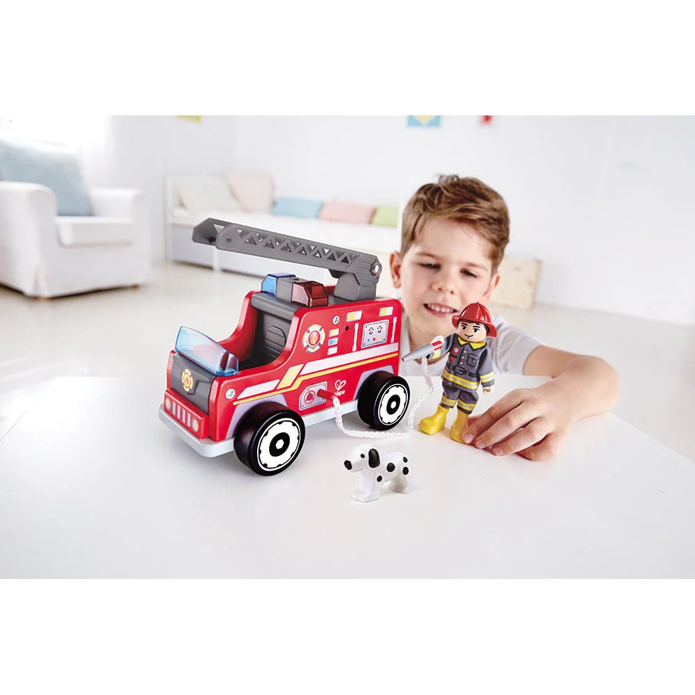 Hape - Fire Rescue Team - Fire Truck - Image 3