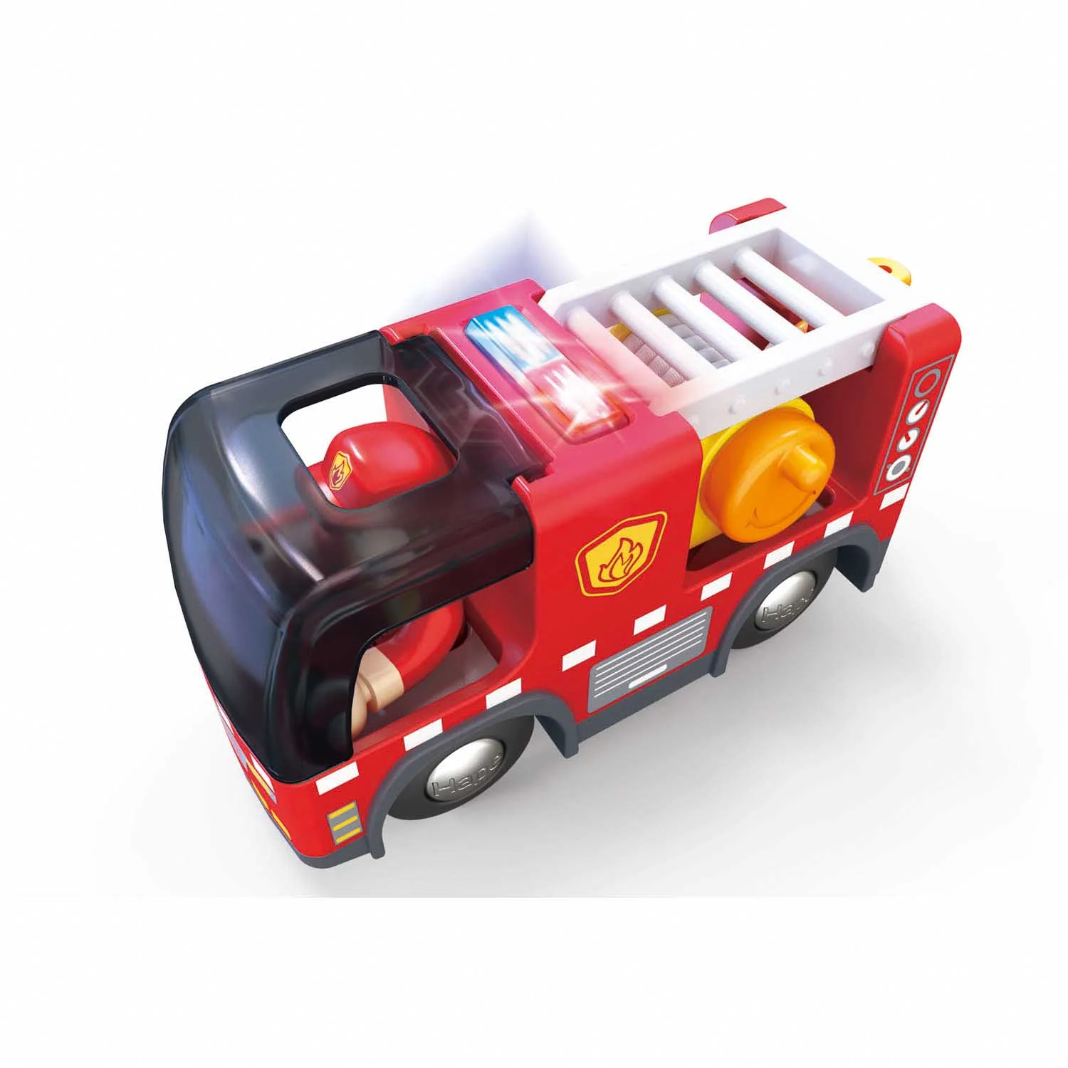 Hape - Fire Truck with Siren - Image 3