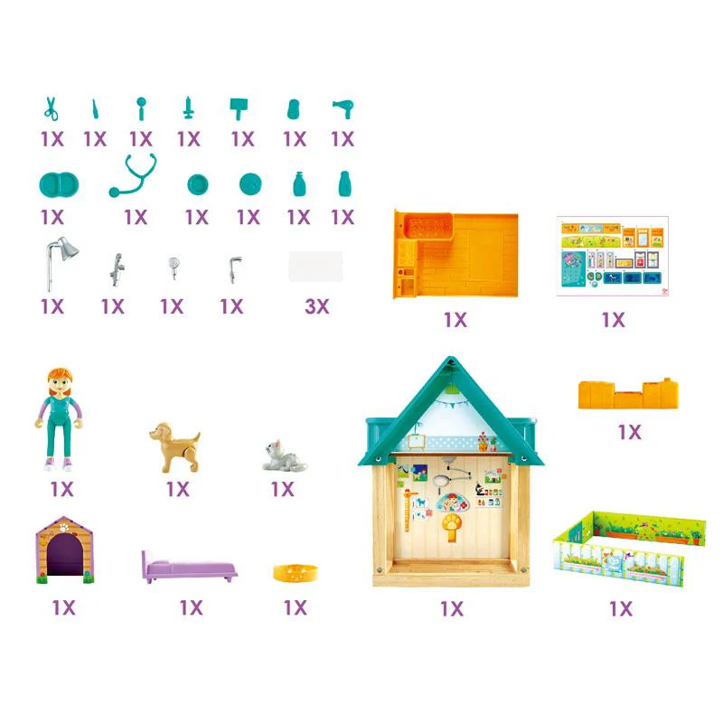 Hape - Furry Friend Vet Set - Image 4