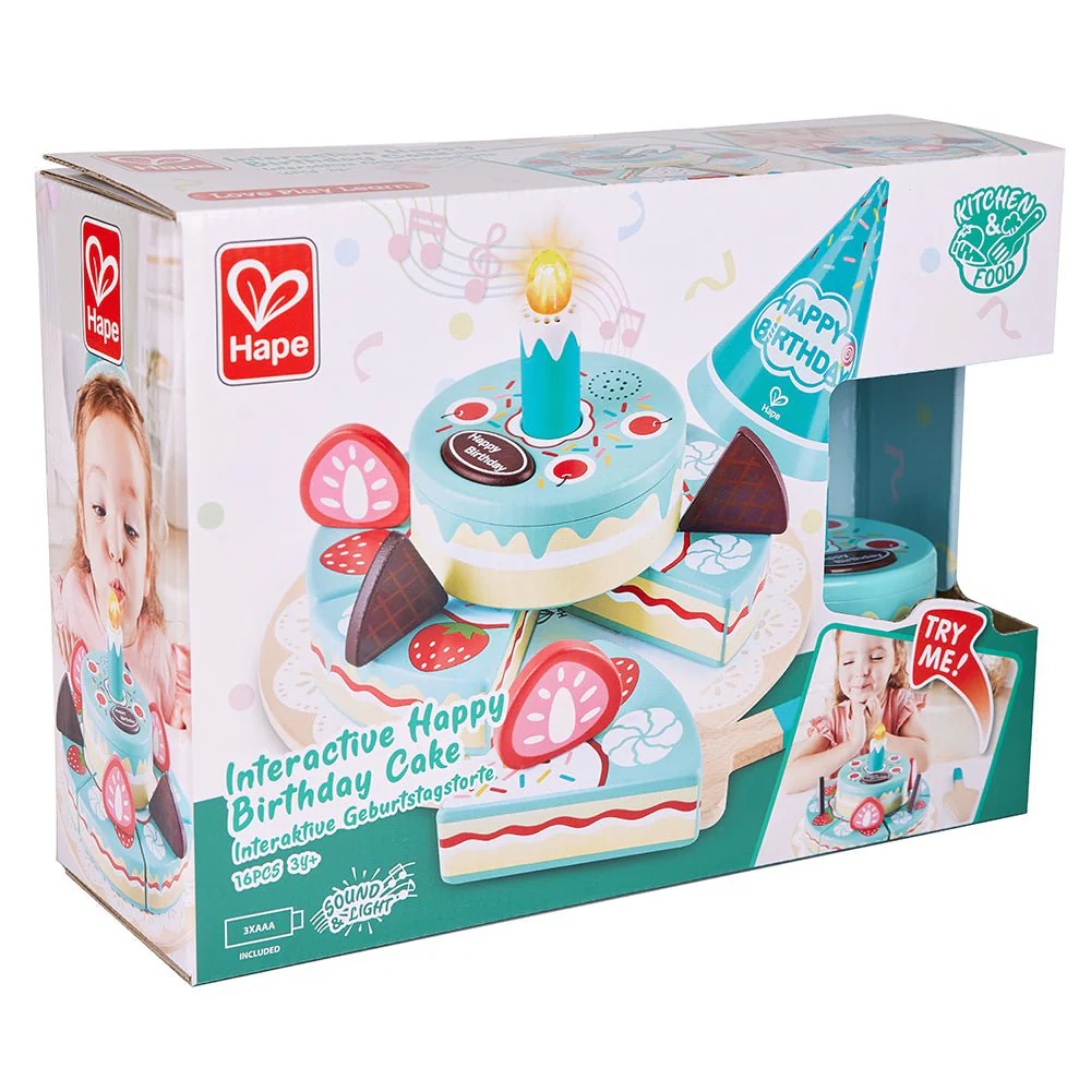 Hape - Interactive Happy Birthday Cake - Image 4