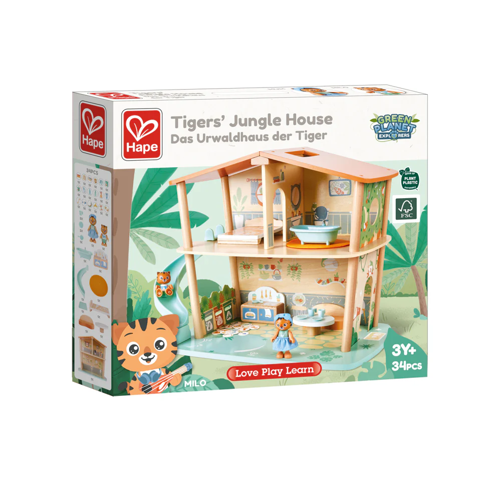 Hape - Jungle House - Tigers - Image 2