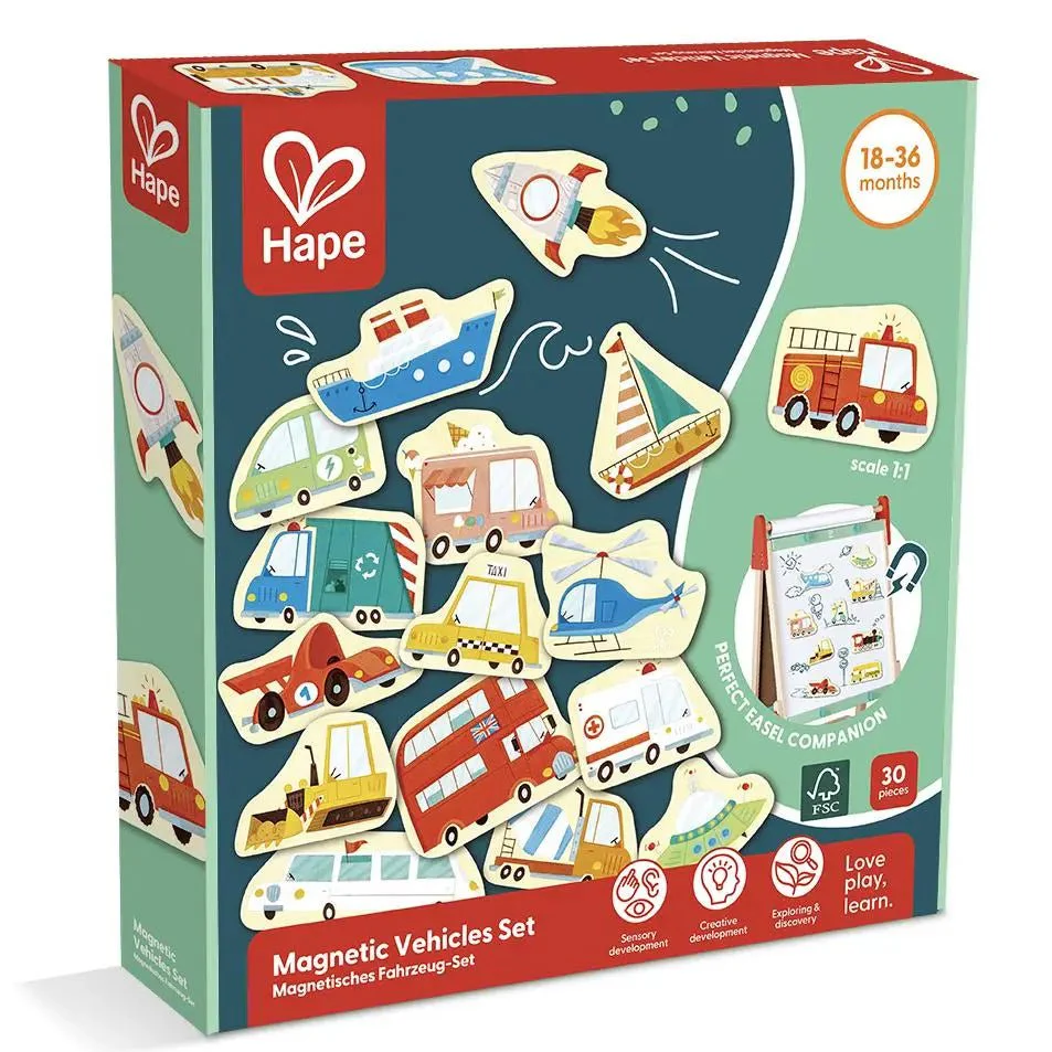 Hape - Magnetic Vehicles Set - Image 3