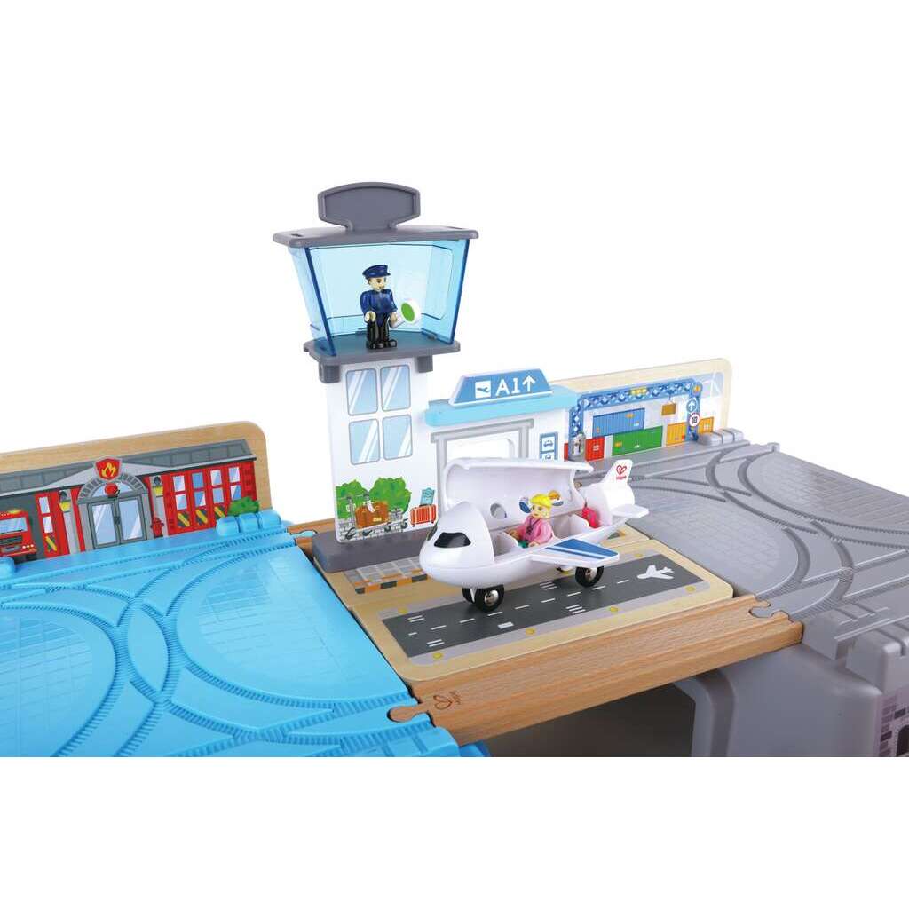 Hape - Mega Metropolis Train Bucket Set - Image 5