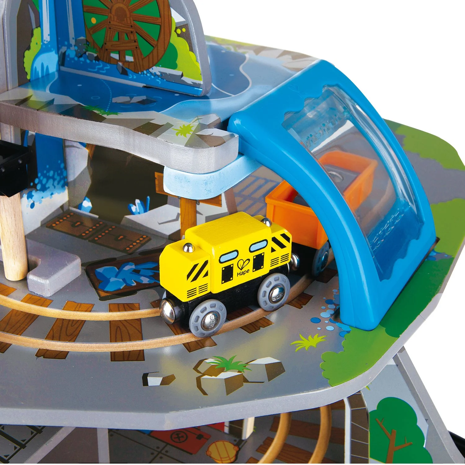 Hape - Mighty Mountain Mine Premium Train Set - Image 8