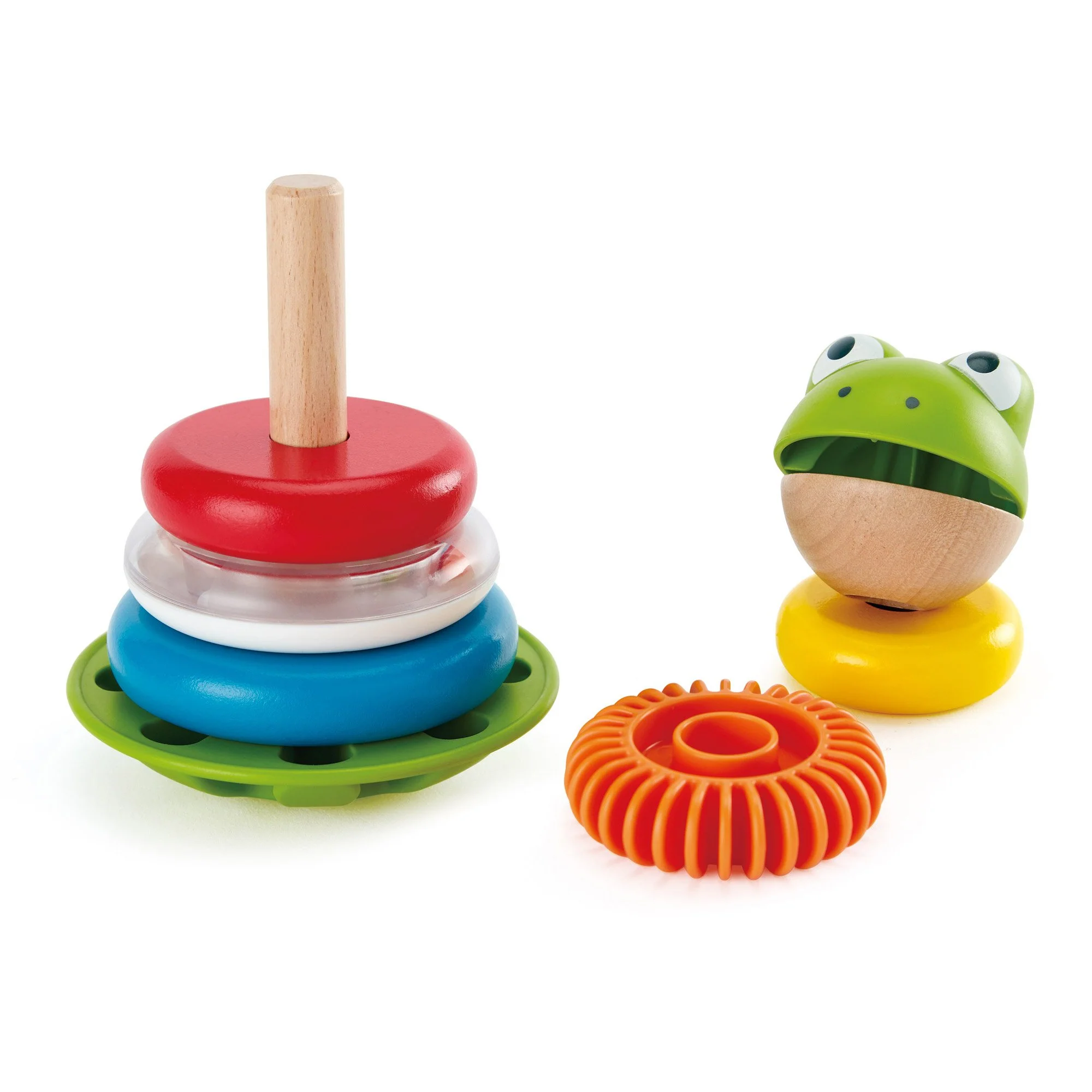 Hape - Mr Frog Stacking Rings - Image 2