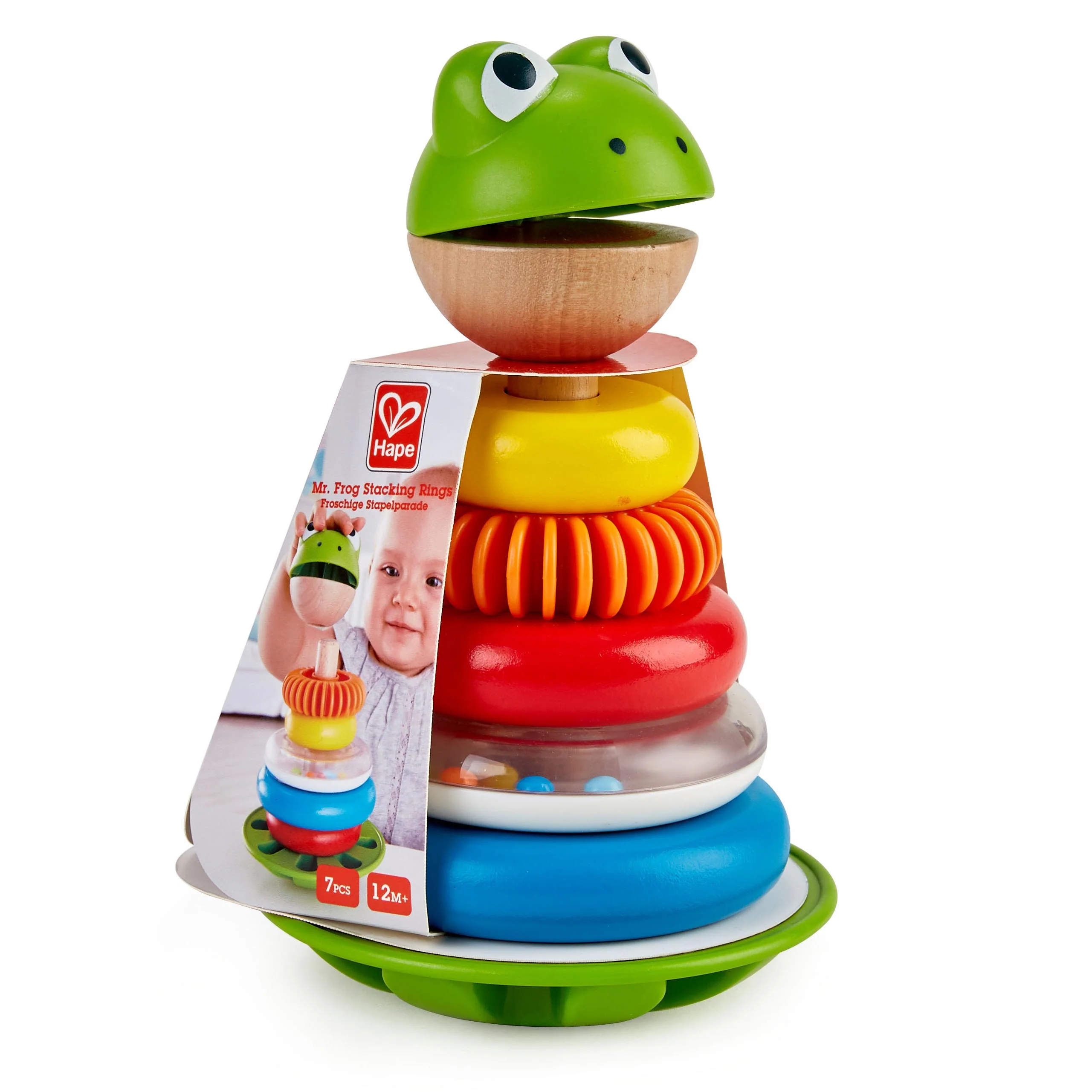 Hape - Mr Frog Stacking Rings - Image 4