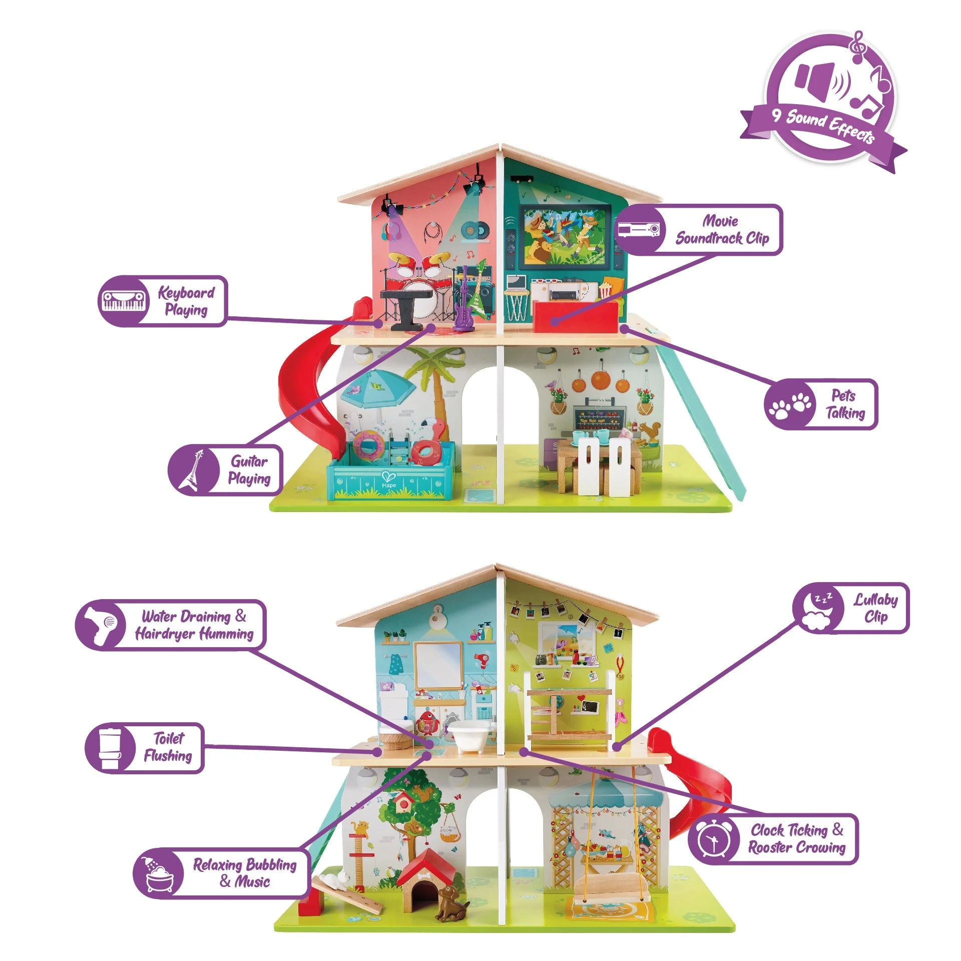 Hape - Musical Dollhouse - Image 2