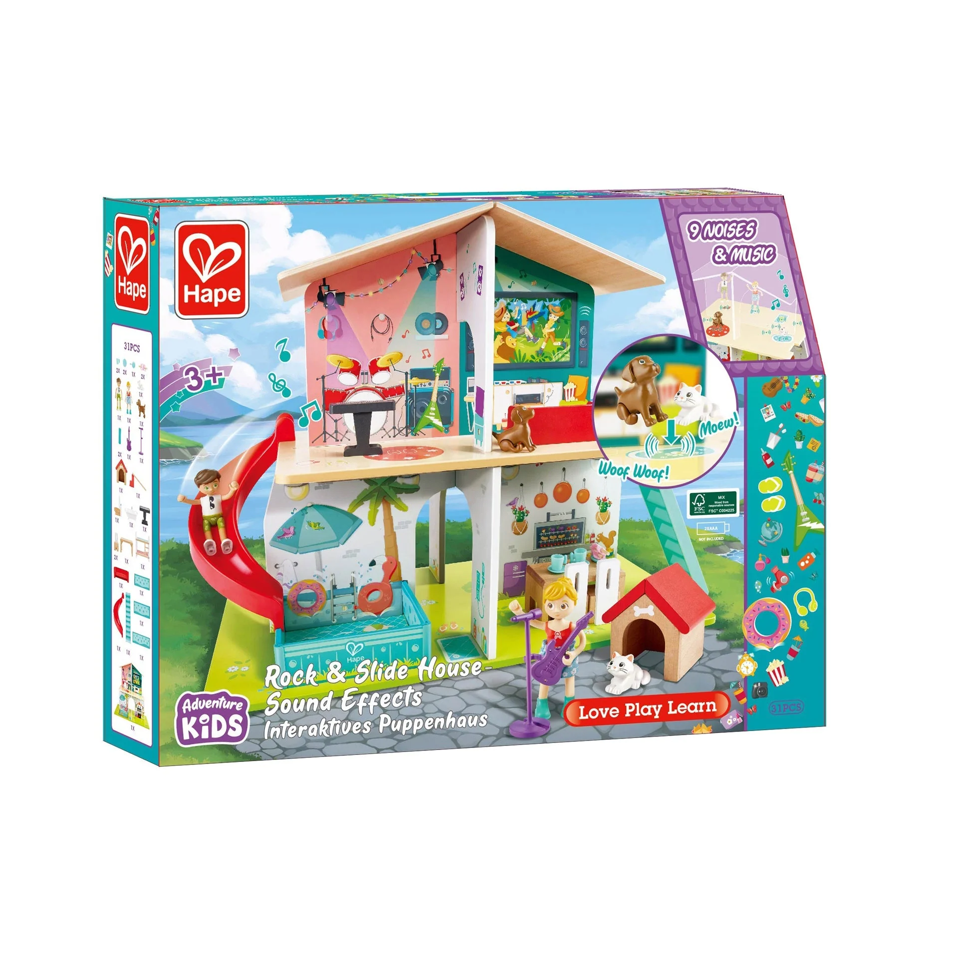 Hape - Musical Dollhouse - Image 5