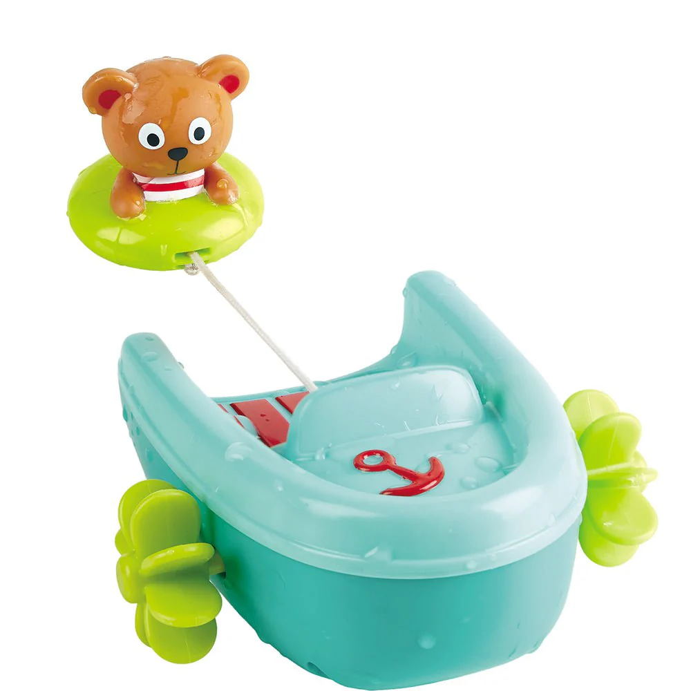 Hape - Pull-Back Boat - Tubing Bear - Image 2