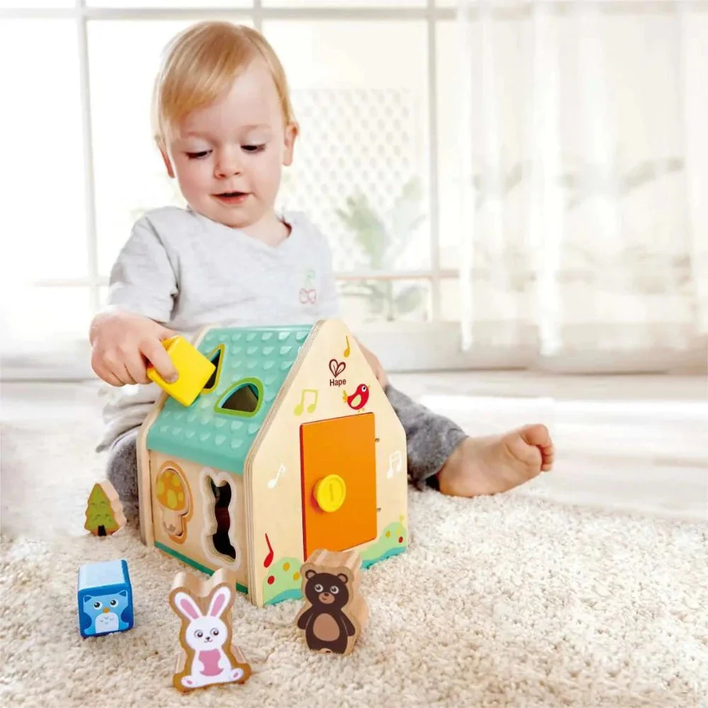 Hape - Toddler Critter House Shape Sorter - Image 2