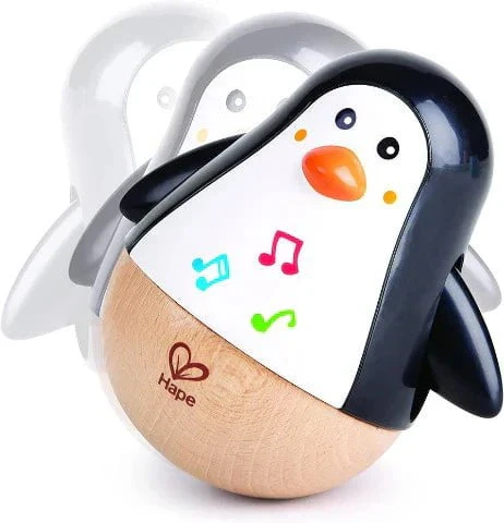 Hape - Wobbling Penguin Family Musical Toy - Image 3