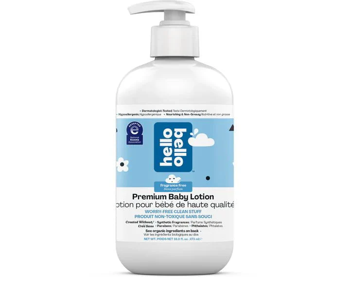 Hello Bello - Premium Lotion Fragrance Free - VALUE SIZE 16 fl.oz.