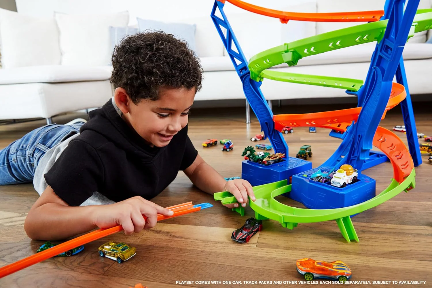 Hot Wheels - "Action" Spiral Speed Crash Set - Image 6