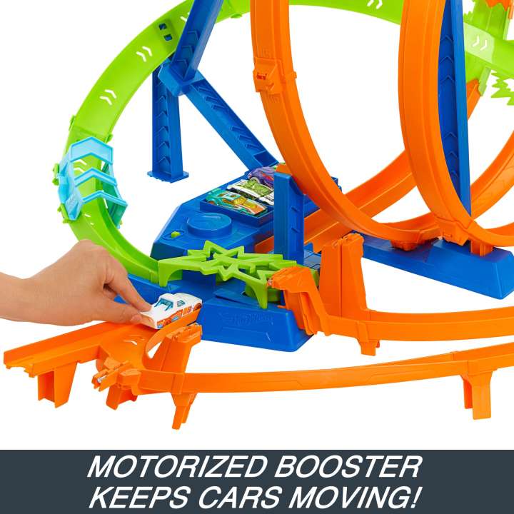 Hot Wheels - Epic Crash Dash - Motorized Booster Track Set - Image 4