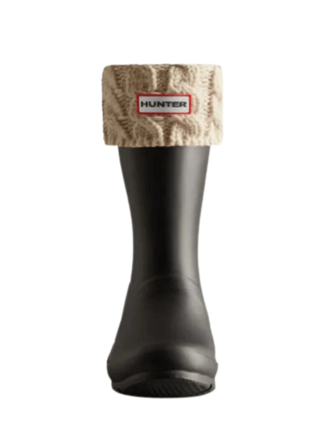 Hunter - Kids Recycled 6 Stitch Cable Boot Sock - Image 2