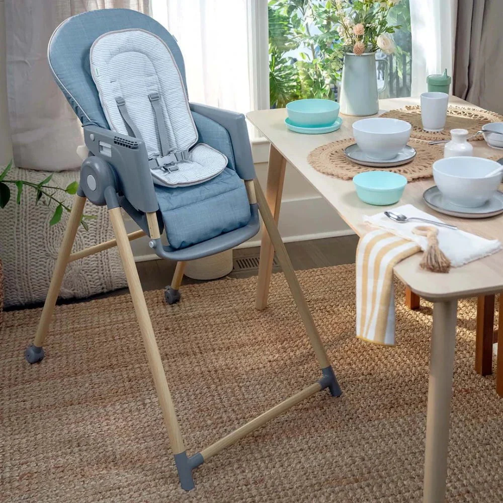 Ingenuity - Proper Positioner 7-in-1 Deluxe High Chair - Chambray - Image 5